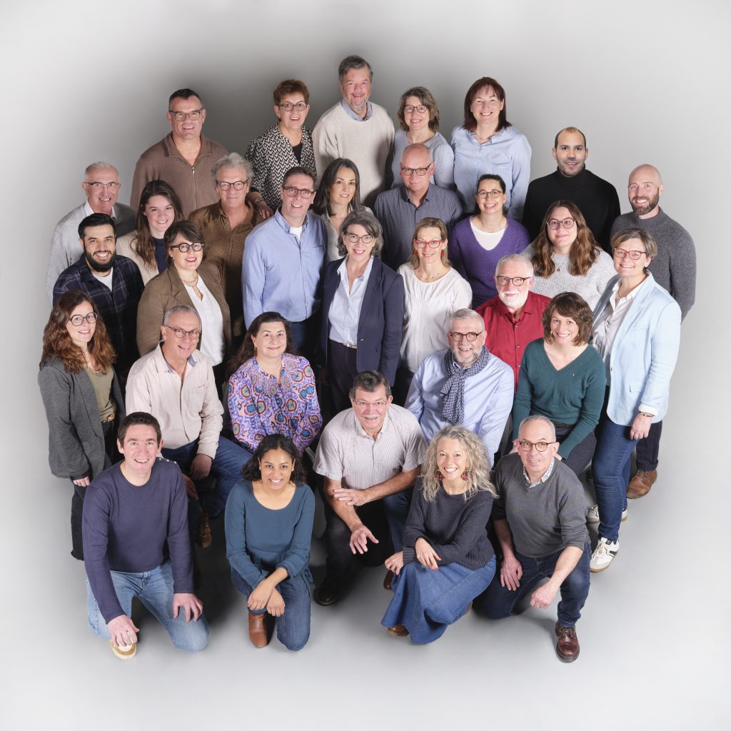 Photo collective de l'équipe Mordelles en commun